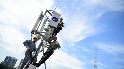 Tốc độ phát sóng 5G thương mại của MobiFone tối đa đạt 1,5Gbps