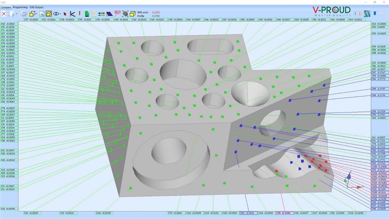 DỊCH VỤ ĐO PROFILE KHỔ NHỎ TRÊN MÁY ĐO 3D CMM BATY