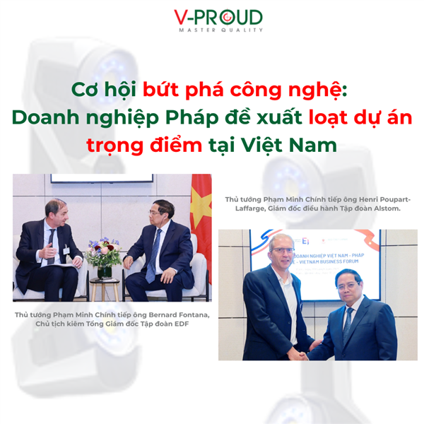 Cơ hội bứt phá công nghệ: Doanh nghiệp Pháp đề xuất loạt dự án trọng điểm tại Việt Nam