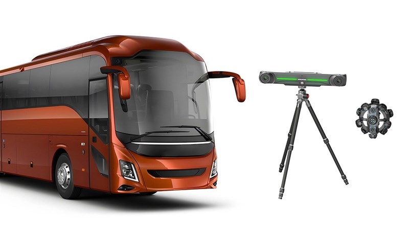 Scan 3D không dây: Nâng tầm kiểm soát chất lượng khung xe buýt