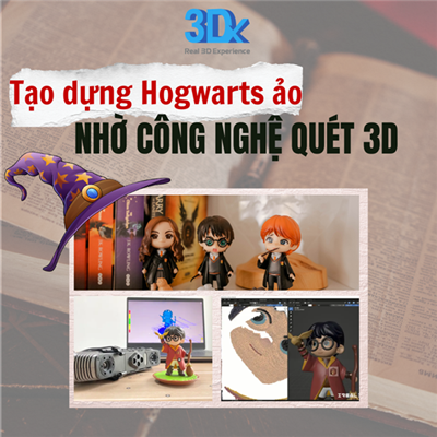 Tạo dựng Hogwarts ảo nhờ công nghệ quét 3D – Đưa thế giới phù thủy vào đời thực
