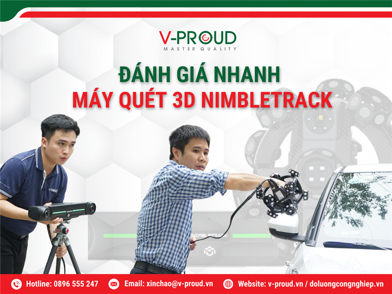 Đánh giá nhanh máy quét 3D Nimbletrack của Scanology sau 2 năm sử dụng