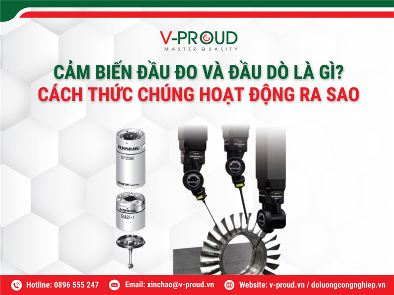 Nguyên lý hoạt động chính xác nhất của cảm biến đầu đo và cảm biến đầu dò 3 trục, 5 trục