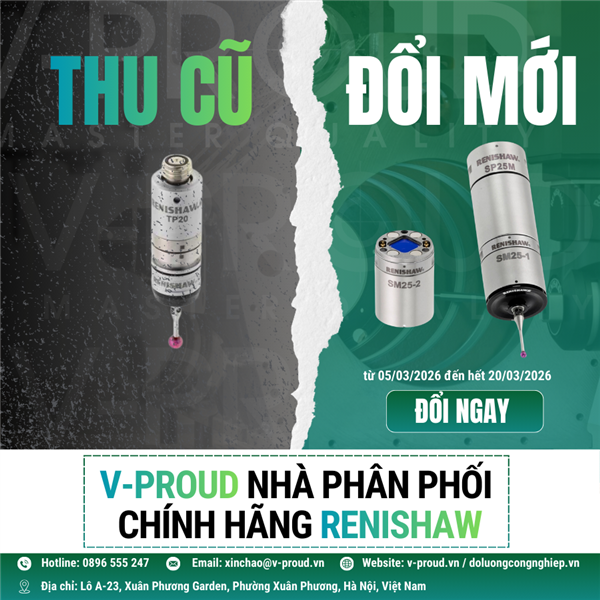 CHƯƠNG TRÌNH ĐỘC QUYỀN “THU CŨ ĐỔI MỚI” CẢM BIẾN ĐẦU ĐO RENISHAW