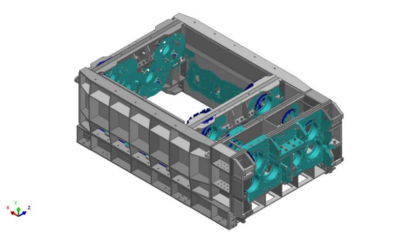 ĐÁNH GIÁ ĐỘ ĐỒNG TÂM TRỤC TRÊN KHUNG GẦM MÁY NGHIỀN BẰNG MÁY QUÉT 3D K-SCAN MAGIC II