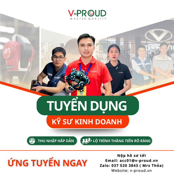 TUYỂN DỤNG KỸ SƯ KINH DOANH ỨNG DỤNG VÀ GIẢI PHÁP TỰ ĐỘNG HÓA TẠI HÀ NỘI