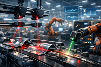 Từ kiểm tra trên chuyền đến tự động hóa AI - Sự tiến hóa của cảm biến Laser