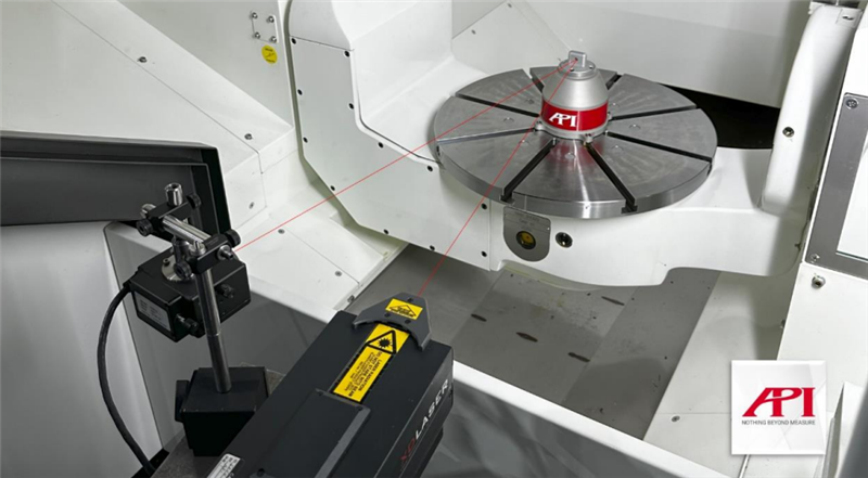Kiểm định Máy CNC 5 trục tốc độ cao với API XD Laser & SwivelCheck