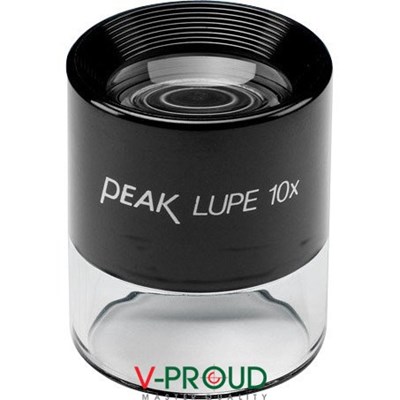 Kính lúp Peak 10X cho hình ảnh phóng đại sáng sắc nét với trường quan sát rộng