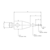 Renishaw Stylus M2 A-5000-7800 Diameter 0.3 mm length 10mm ruby for CMM 3D