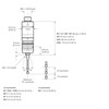 Sensor Probe Head Renishaw Module TP20 - EM2 STD- 75 mm extension